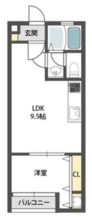 長田駅 徒歩8分 2階の物件間取画像